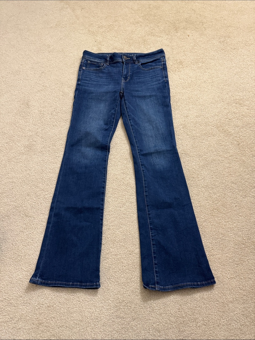 American Eagle Outfitters Dark Blue Flare Jeans